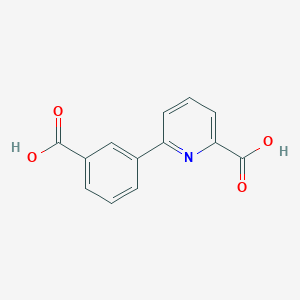 molecular formula C13H9NO4 B6388786 6-(3-Carboxyphenyl)picolinic acid CAS No. 1261950-97-3