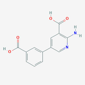 2-Amino-5-(3-carboxyphenyl)pyridine-3-carboxylic acid