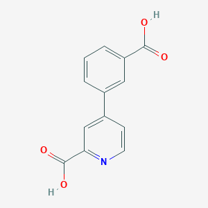 molecular formula C13H9NO4 B6388819 4-(3-Carboxyphenyl)picolinic acid CAS No. 1261921-40-7