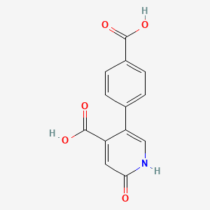 5-(4-Carboxyphenyl)-2-hydroxyisonicotinic acid