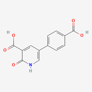 5-(4-Carboxyphenyl)-2-oxo-1,2-dihydropyridine-3-carboxylic acid