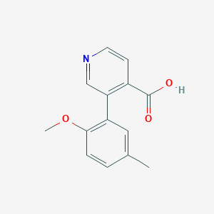 molecular formula C14H13NO3 B6388959 MFCD18317359 CAS No. 1262005-34-4