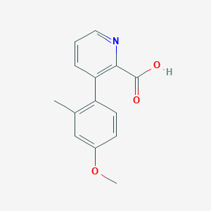 3-(4-Methoxy-2-methylphenyl)picolinic acid