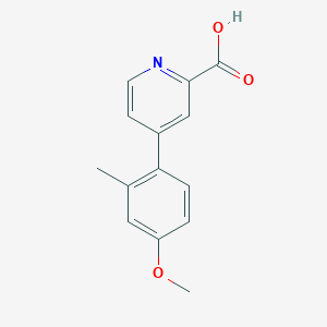 4-(4-Methoxy-2-methylphenyl)picolinic acid