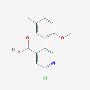 molecular formula C14H12ClNO3 B6389020 MFCD18317369 CAS No. 1261932-47-1