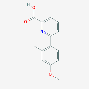 6-(4-Methoxy-2-methylphenyl)picolinic acid