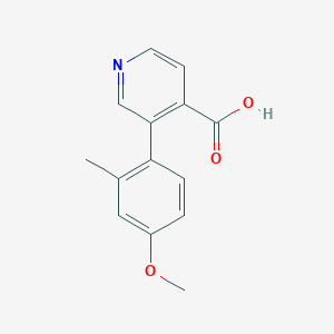 molecular formula C14H13NO3 B6389045 MFCD18317371 CAS No. 1262005-36-6