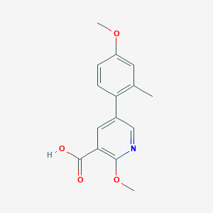 molecular formula C15H15NO4 B6389048 MFCD18317382 CAS No. 1261977-60-9