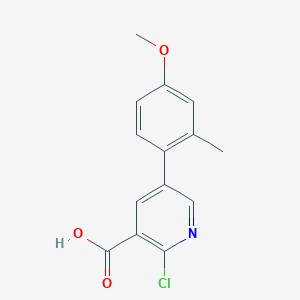 molecular formula C14H12ClNO3 B6389054 MFCD18317383 CAS No. 1261921-94-1