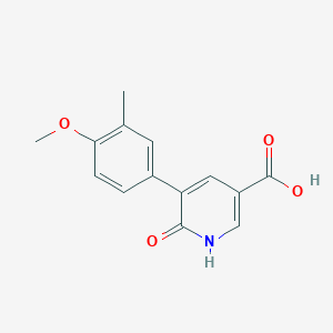 6-Hydroxy-5-(4-methoxy-3-methylphenyl)nicotinic acid