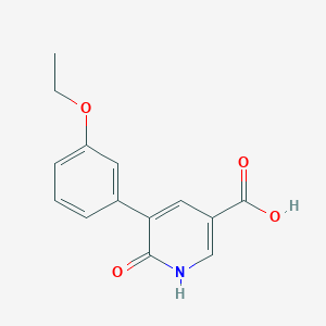 5-(3-Ethoxyphenyl)-6-hydroxynicotinic acid