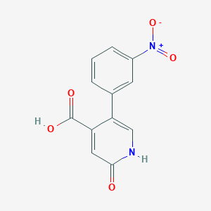 2-Hydroxy-5-(3-nitrophenyl)isonicotinic acid