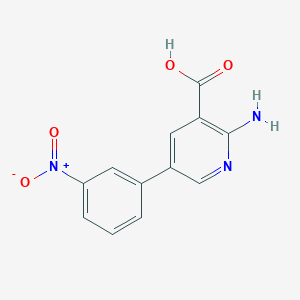 2-Amino-5-(3-nitrophenyl)pyridine-3-carboxylic acid