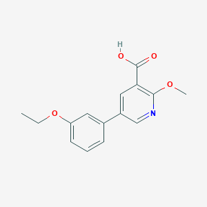 molecular formula C15H15NO4 B6389220 MFCD18317408 CAS No. 1261993-07-0