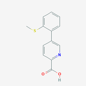 5-(2-Methylthiophenyl)picolinic acid