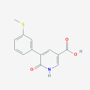 6-Hydroxy-5-(3-methylthiophenyl)nicotinic acid