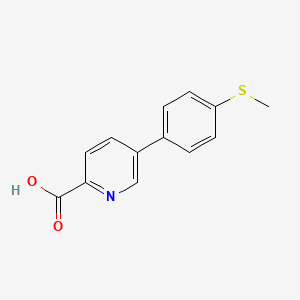 5-(4-Methylthiophenyl)picolinic acid