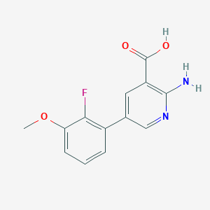 2-AMINO-5-(2-FLUORO-3-METHOXYPHENYL)NICOTINIC ACID