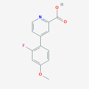 4-(2-Fluoro-4-methoxyphenyl)picolinic acid