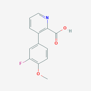 3-(3-Fluoro-4-methoxyphenyl)picolinic acid