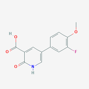 5-(3-Fluoro-4-methoxyphenyl)-2-hydroxynicotinic acid