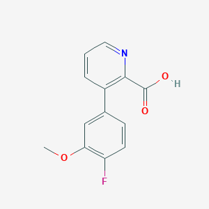 3-(4-Fluoro-3-methoxyphenyl)picolinic acid