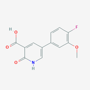 5-(4-Fluoro-3-methoxyphenyl)-2-hydroxynicotinic acid