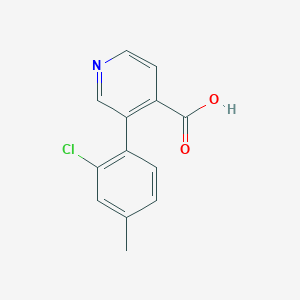 3-(2-Chloro-4-methylphenyl)pyridine-4-carboxylic acid