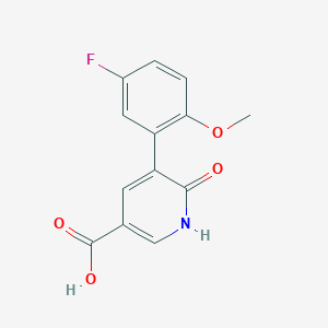 5-(5-Fluoro-2-methoxyphenyl)-6-hydroxynicotinic acid