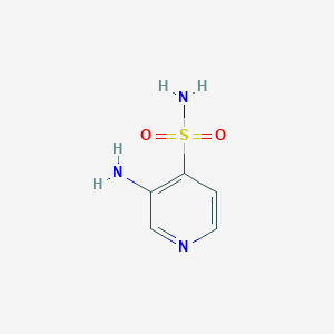 molecular formula C5H7N3O2S B063898 3-氨基吡啶-4-磺酰胺 CAS No. 164406-91-1