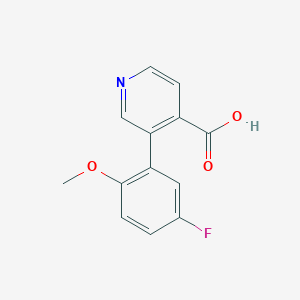 3-(5-FLUORO-2-METHOXYPHENYL)ISONICOTINIC ACID