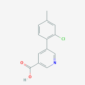 5-(2-Chloro-4-methylphenyl)pyridine-3-carboxylic acid