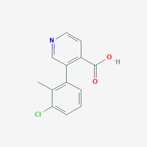 molecular formula C13H10ClNO2 B6389895 MFCD18317571 CAS No. 1261904-02-2