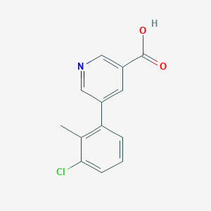 5-(3-Chloro-2-methylphenyl)pyridine-3-carboxylic acid