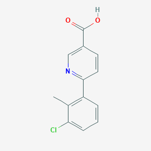 6-(3-Chloro-2-methylphenyl)pyridine-3-carboxylic acid