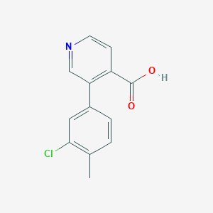 molecular formula C13H10ClNO2 B6389957 MFCD18317588 CAS No. 1261983-05-4