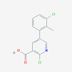 molecular formula C13H9Cl2NO2 B6389968 MFCD18317585 CAS No. 1261982-78-8