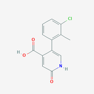 5-(3-Chloro-2-methylphenyl)-2-hydroxyisonicotinic acid