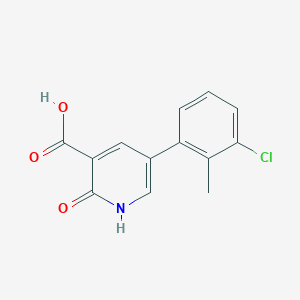 5-(3-Chloro-2-methylphenyl)-2-hydroxynicotinic acid