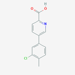 5-(3-Chloro-4-methylphenyl)picolinic acid