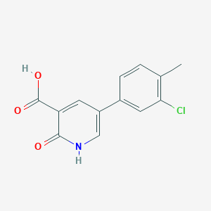 5-(3-Chloro-4-methylphenyl)-2-hydroxynicotinic acid