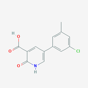 5-(3-Chloro-5-methylphenyl)-2-hydroxynicotinic acid