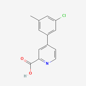 4-(3-Chloro-5-methylphenyl)picolinic acid