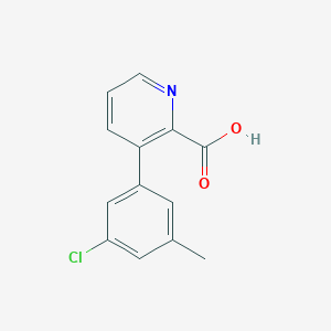 3-(3-Chloro-5-methylphenyl)picolinic acid