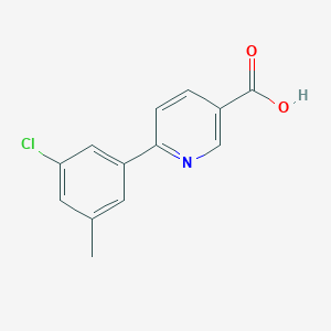 6-(3-Chloro-5-methylphenyl)pyridine-3-carboxylic acid