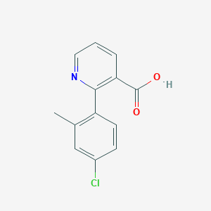 2-(4-Chloro-2-methylphenyl)pyridine-3-carboxylic acid