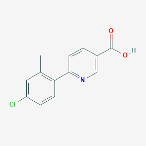 6-(4-Chloro-2-methylphenyl)pyridine-3-carboxylic acid