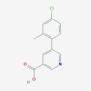 5-(4-Chloro-2-methylphenyl)pyridine-3-carboxylic acid