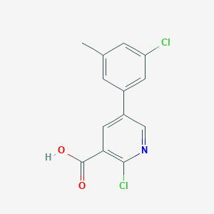 molecular formula C13H9Cl2NO2 B6390162 MFCD18317619 CAS No. 1261978-26-0