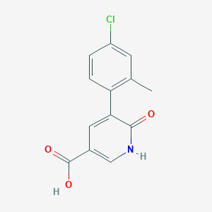 5-(4-Chloro-2-methylphenyl)-6-hydroxynicotinic acid